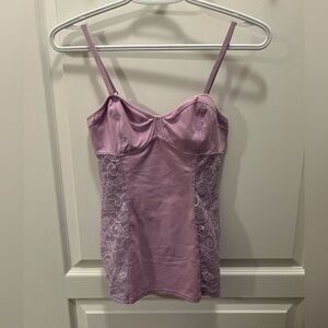 Talula Purple Lace Tank Top